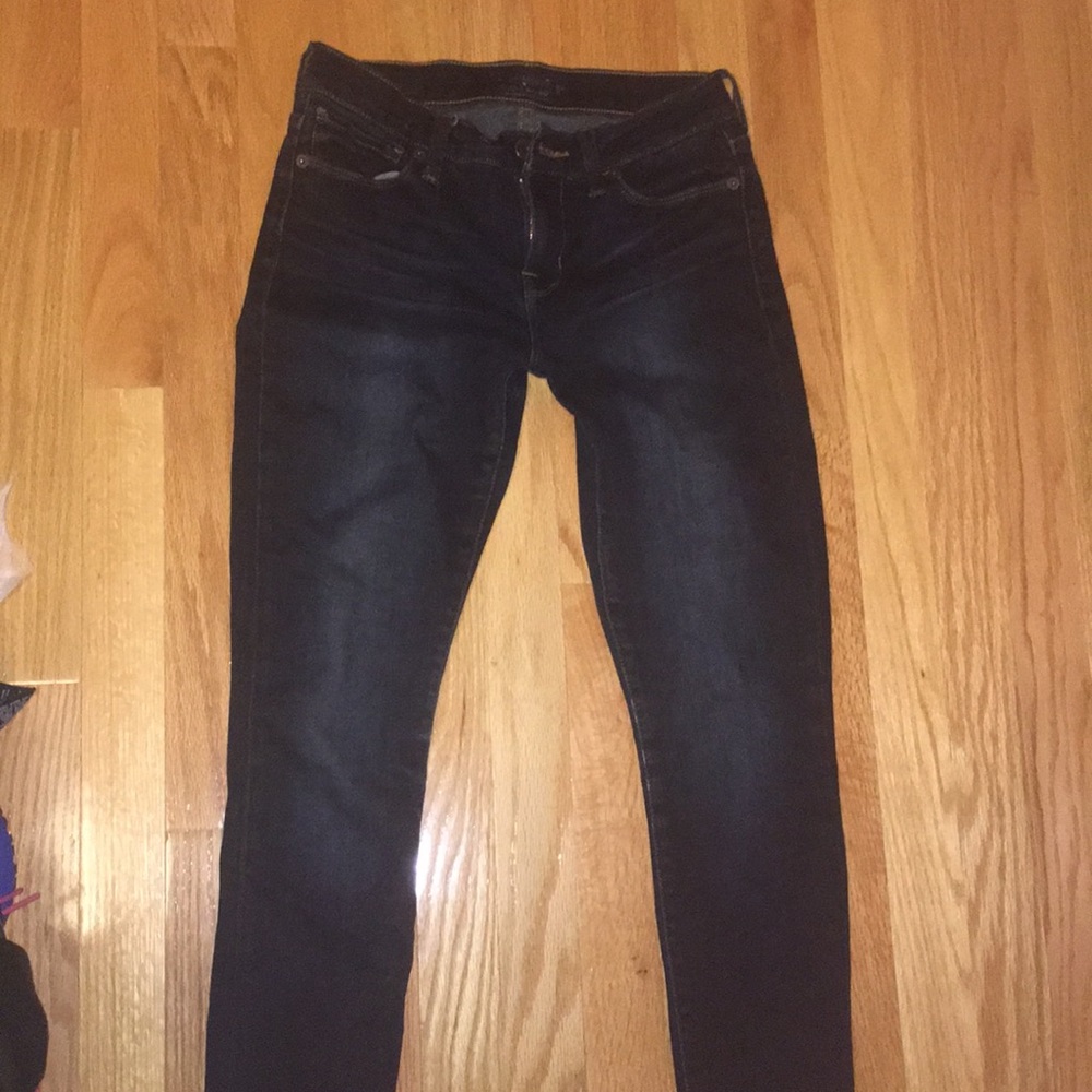 lucky brand dark wash skinny jeans